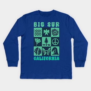 Big Sur Icons Kids Long Sleeve T-Shirt